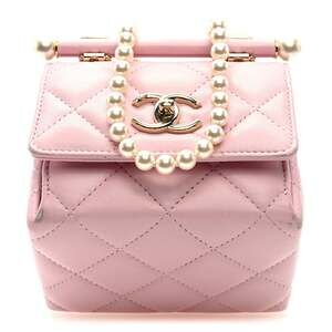 Chanel Lambskin Quilted Pearl Pyramid #254534C19B